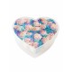 Mila Acrylic Large Heart - Sweet Candy