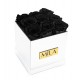 Mila Acrylic Mirror - Black Velvet