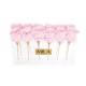 Mila Acrylic Table - Pink Blush