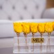 Mila Acrylic Table - Yellow Sunshine
