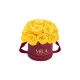 Mila Classique Small Dome Burgundy - Yellow Sunshine