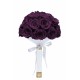 Mila Large Bridal Bouquet - Velvet purple