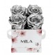 Mila Limited Edition Flower Mini - Metallic Silver