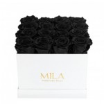  Mila-Roses-00005 Mila Classique Medium Blanc Classique - Black Velvet