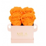 Mila-Roses-00026 Mila Classique Mini Rose Classique - Orange Bloom