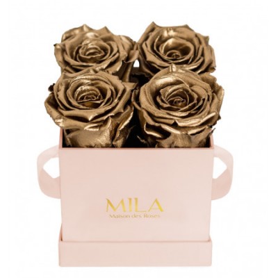 Produit Mila-Roses-00028 Mila Classique Mini Rose Classique - Metallic Gold