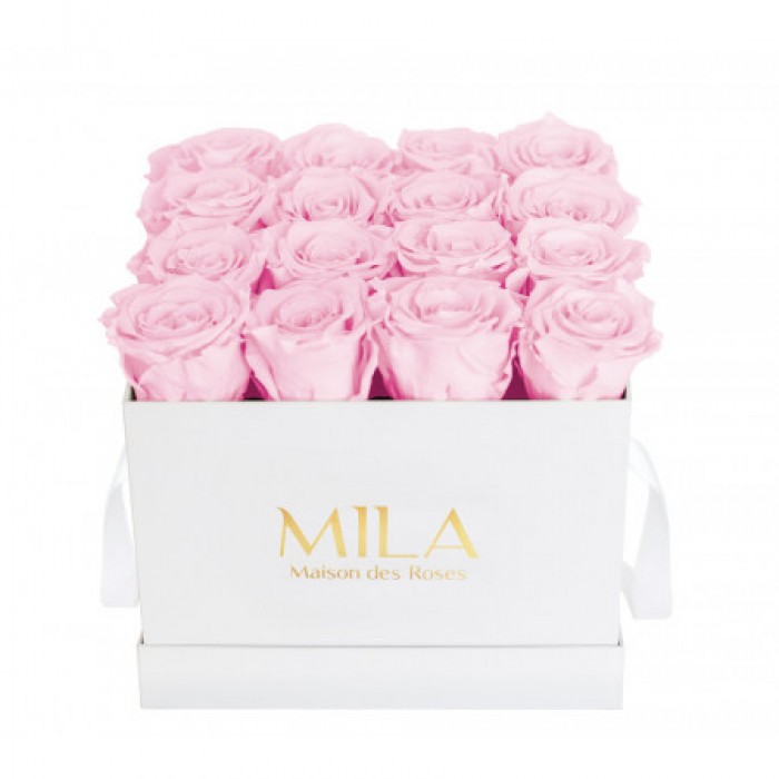 Mila Classique Medium Blanc Classique - Pink Blush