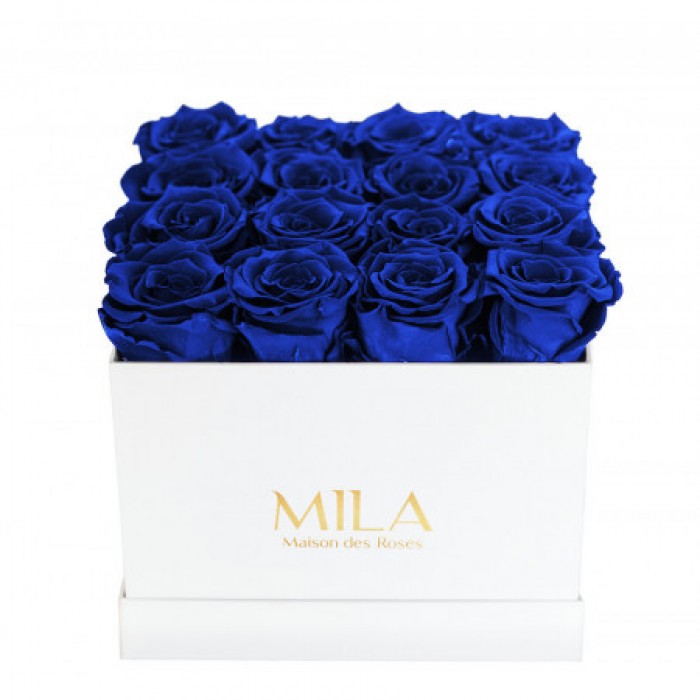 Mila Classique Medium Blanc Classique - Royal blue