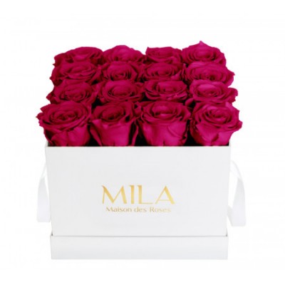 Produit Mila-Roses-00060 Mila Classique Medium Blanc Classique - Fuchsia