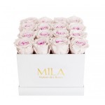 Mila-Roses-00062 Mila Classique Medium Blanc Classique - Pink bottom