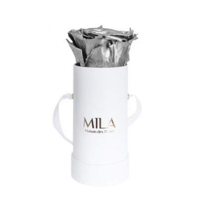 Produit Mila-Roses-00071 Mila Classique Baby Blanc Classique - Metallic Silver