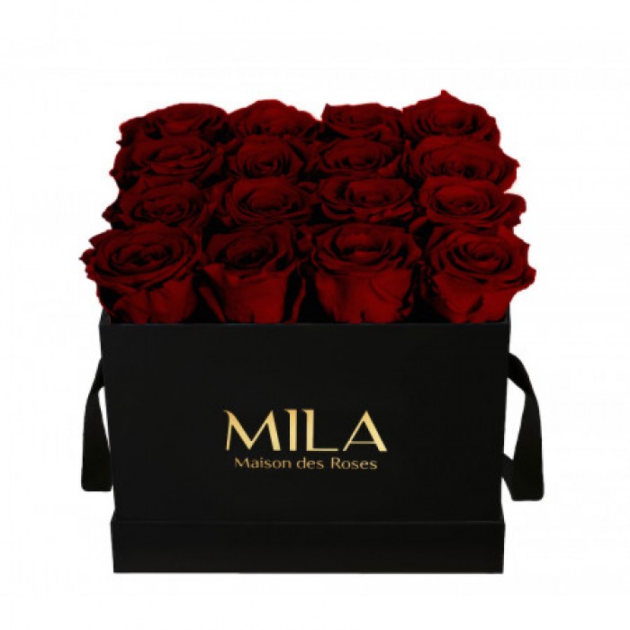 Mila Classique Medium Noir Classique - Rubis Rouge