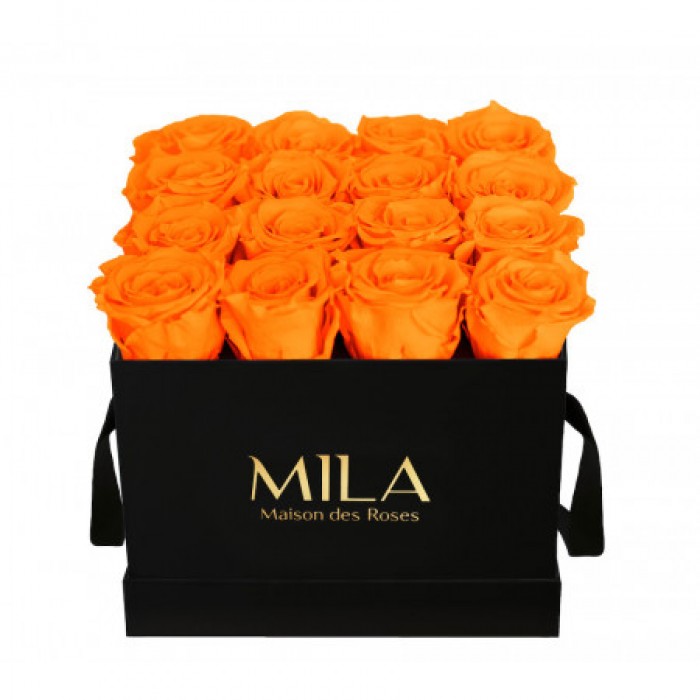 Mila Classique Medium Noir Classique - Orange Bloom