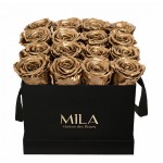  Mila-Roses-00112 Mila Classique Medium Noir Classique - Metallic Gold