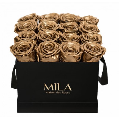 Produit Mila-Roses-00112 Mila Classique Medium Noir Classique - Metallic Gold