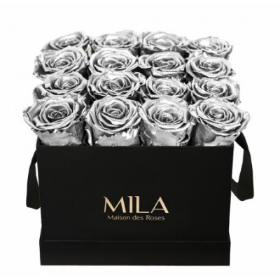 Produit Mila-Roses-00113 Mila Classique Medium Noir Classique - Metallic Silver