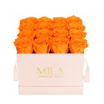  Mila-Roses-00131 Mila Classique Medium Rose Classique - Orange Bloom