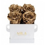  Mila-Roses-00154 Mila Classique Mini Blanc Classique - Metallic Gold