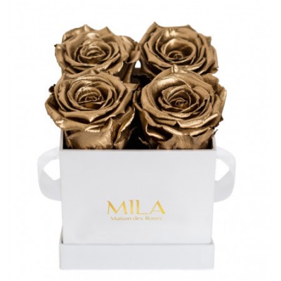 Produit Mila-Roses-00154 Mila Classique Mini Blanc Classique - Metallic Gold