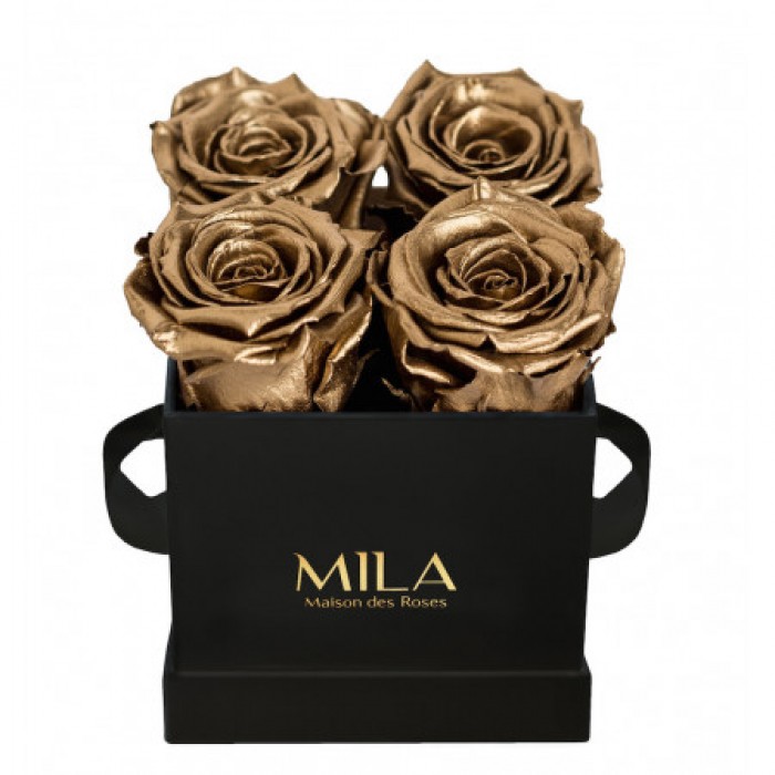 Mila Classique Mini Noir Classique - Metallic Gold