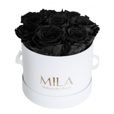 Produit Mila-Roses-00193 Mila Classique Small Blanc Classique - Black Velvet