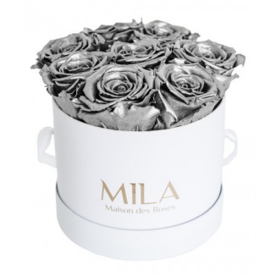 Produit Mila-Roses-00203 Mila Classique Small Blanc Classique - Metallic Silver