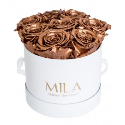 Produit Mila-Roses-00204 Mila Classique Small Blanc Classique - Metallic Copper