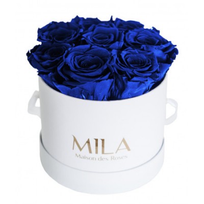 Produit Mila-Roses-00208 Mila Classique Small Blanc Classique - Royal blue