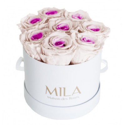 Produit Mila-Roses-00215 Mila Classique Small Blanc Classique - Pink bottom