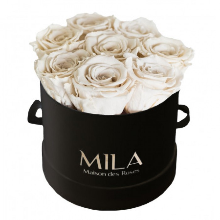 Mila Classique Small Noir Classique - White Cream