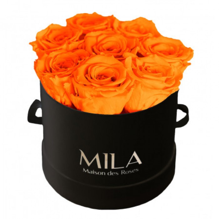 Mila Classique Small Noir Classique - Orange Bloom