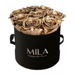  Mila-Roses-00226 Mila Classique Small Noir Classique - Metallic Gold