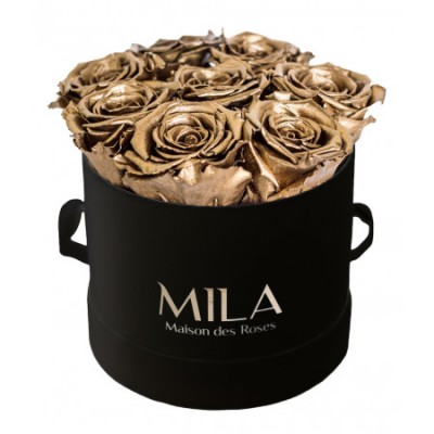 Produit Mila-Roses-00226 Mila Classique Small Noir Classique - Metallic Gold