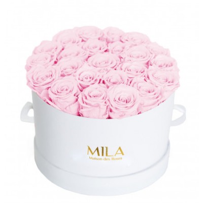 Produit Mila-Roses-00244 Mila Classique Large Blanc Classique - Pink Blush