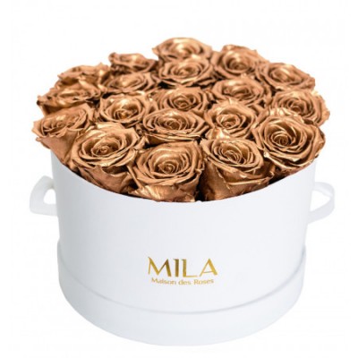 Produit Mila-Roses-00252 Mila Classique Large Blanc Classique - Metallic Copper