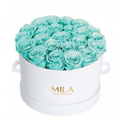 Produit Mila-Roses-00255 Mila Classique Large Blanc Classique - Aquamarine