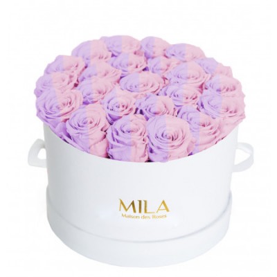 Produit Mila-Roses-00264 Mila Classique Large Blanc Classique - Vintage rose