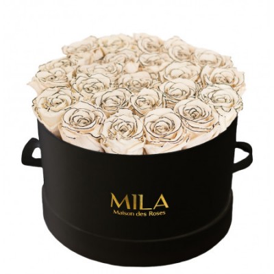 Produit Mila-Roses-00267 Mila Classique Large Noir Classique - Haute Couture