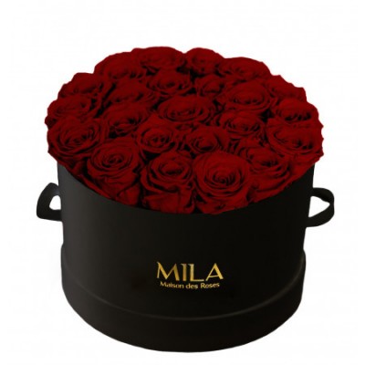 Produit Mila-Roses-00271 Mila Classique Large Noir Classique - Rubis Rouge