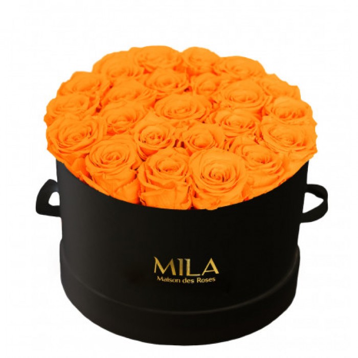 Mila Classique Large Noir Classique - Orange Bloom