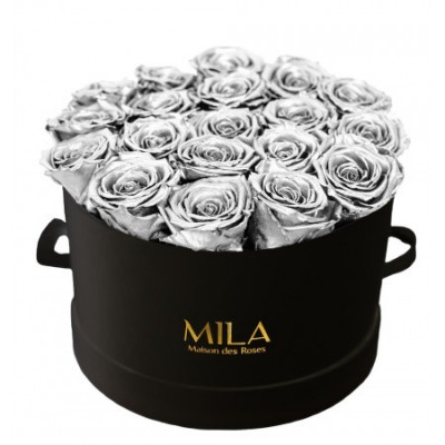 Produit Mila-Roses-00275 Mila Classique Large Noir Classique - Metallic Silver