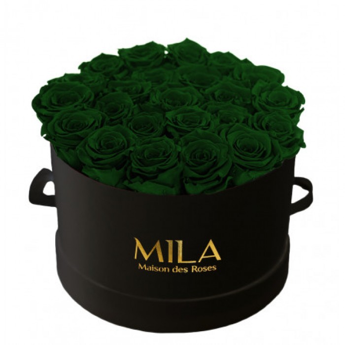 Mila Classique Large Noir Classique - Emeraude
