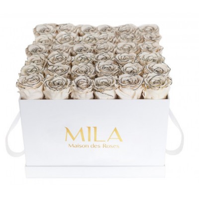 Produit Mila-Roses-00291 Mila Classique Luxe Blanc Classique - Haute Couture