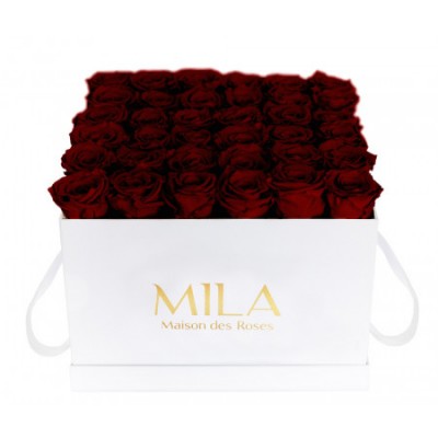 Produit Mila-Roses-00295 Mila Classique Luxe Blanc Classique - Rubis Rouge