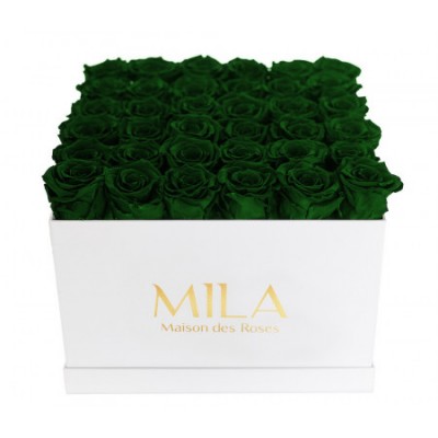 Produit Mila-Roses-00310 Mila Classique Luxe Blanc Classique - Emeraude