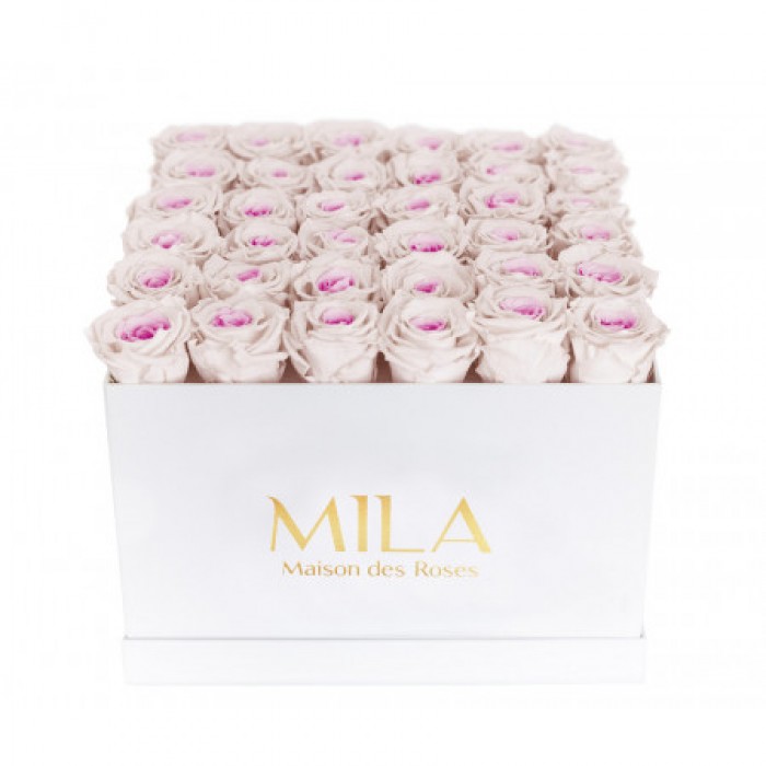 Mila Classique Luxe Blanc Classique - Pink bottom