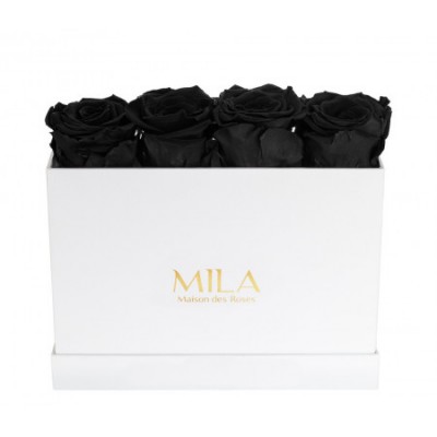 Produit Mila-Roses-00337 Mila Classique Mini Table Blanc Classique - Black Velvet