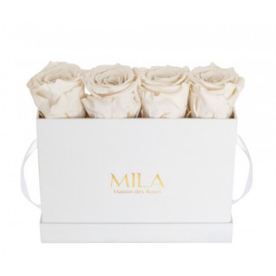 Produit Mila-Roses-00338 Mila Classique Mini Table Blanc Classique - White Cream