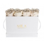  Mila-Roses-00339 Mila Classique Mini Table Blanc Classique - Haute Couture
