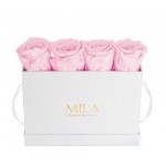  Mila-Roses-00340 Mila Classique Mini Table Blanc Classique - Pink Blush